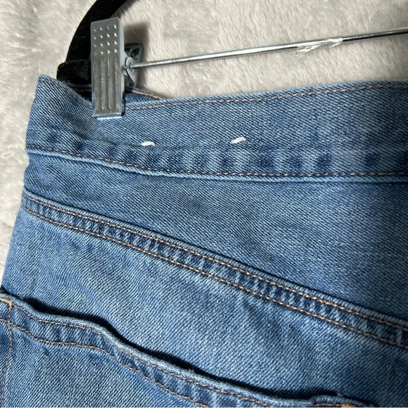 American Eagle Skater Jeans Womens Size 14R Baggy Wide Leg Grunge Distressed - Picture 10 of 16